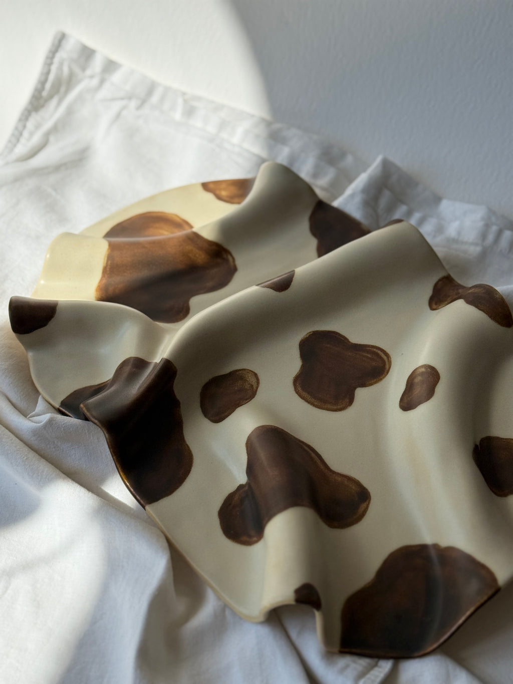 Patera ceramiczna krowa